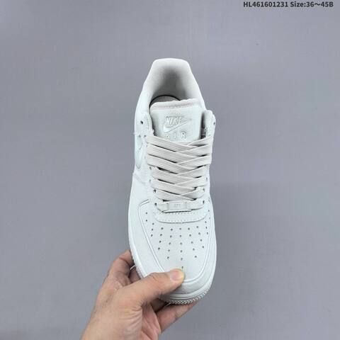 Nike Air Force 1 07 Light Grey White EU 36-45 Sneaker - Unisex (BS-62304)