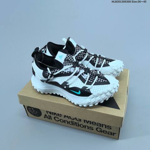 Nike ACG Mountain Fly Low GTX SE Grey Black Blue Green White Red EU 36-45 Trail Shoe - Unisex (BS-61442)