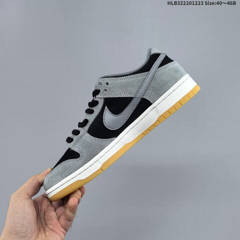 Nike Dunk SB Low Pro Black Grey White Gum EU 40-46 Skate Shoe - Men's (BS-62506)