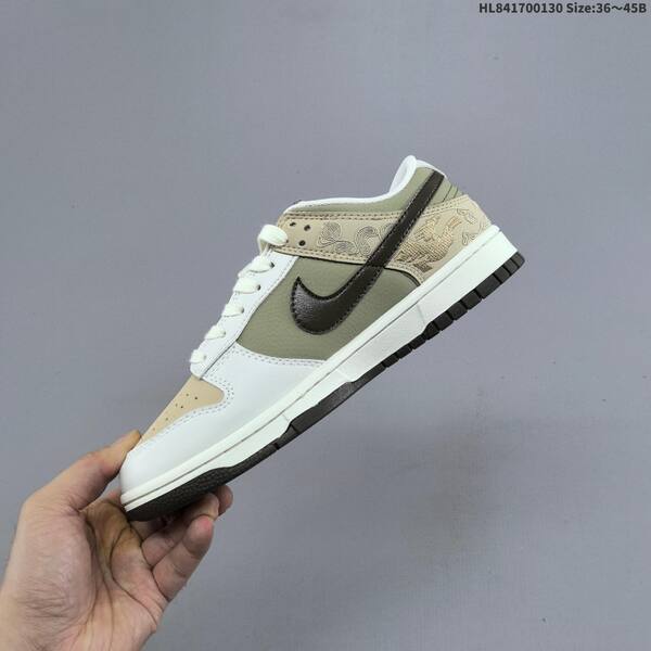 Nike Dunk Low white beige olive brown red EU 36-45 skate shoe