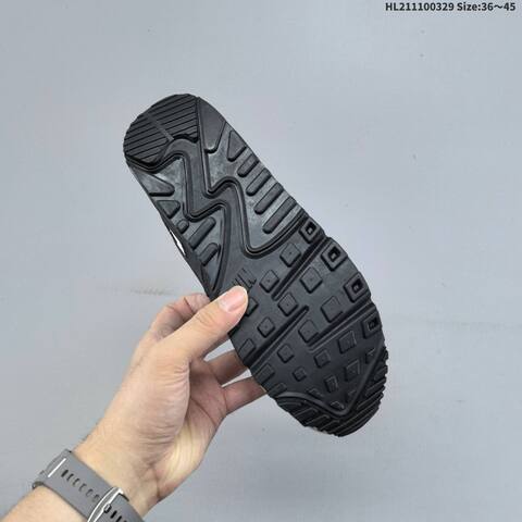 Nike Air Max 90 White Black EU 36-45 Running Shoe - Unisex (BS-61054)
