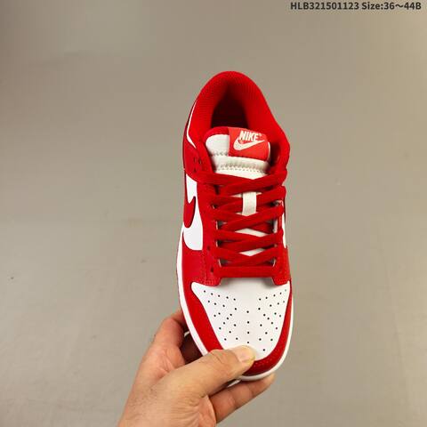 Nike Dunk Low Next Nature White Red EU 36-44 Skate Shoe - Unisex (BS-63195)