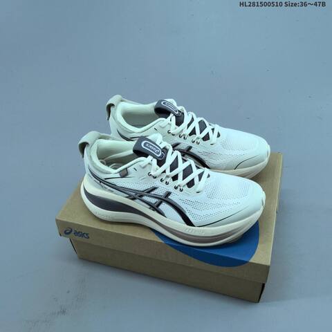 Asics Gel Nimbus 28 Off White Black Grey EU 36 47 Running Shoe EU 36-47 Running Sneakers - Unisex (BS-68851)