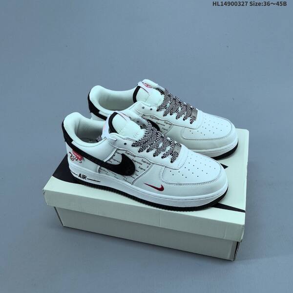 Nike Air Force 1 07 LV8 white red black gold EU 36-45 sneaker