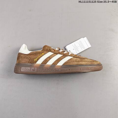 Adidas Handball Spezial Brown White Gum EU 35 5-45 Sneaker - Unisex (BS-65450)