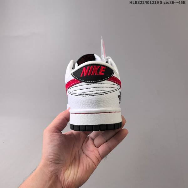 Nike SB Dunk Low white red black EU 36-45 skate shoe