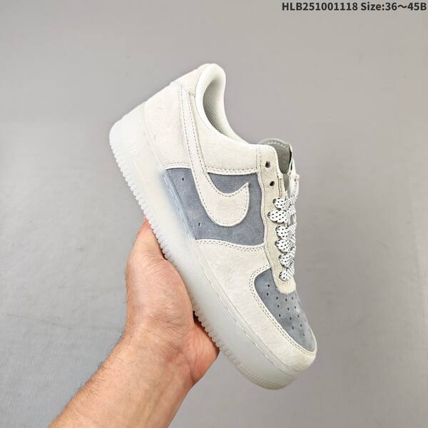 Nike Air Force 1 07 light gray dark gray white EU 36-45 sneaker