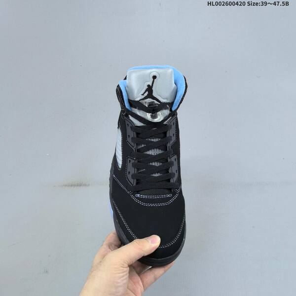 Jordan Air Jordan 5 Retro Black/University Blue 39-47.5 basketball