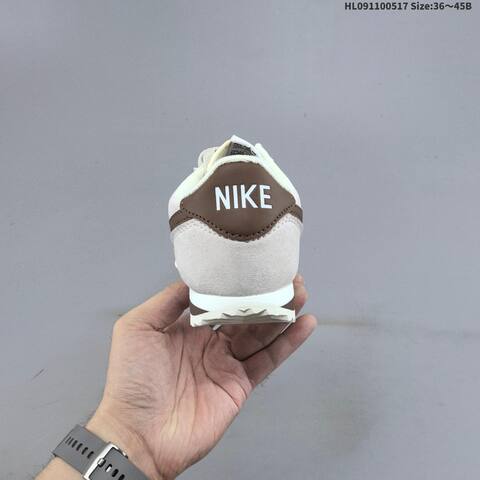 Nike Classic Cortez Light Beige Brown White EU 36-45 Sneaker - Unisex (BS-60304)
