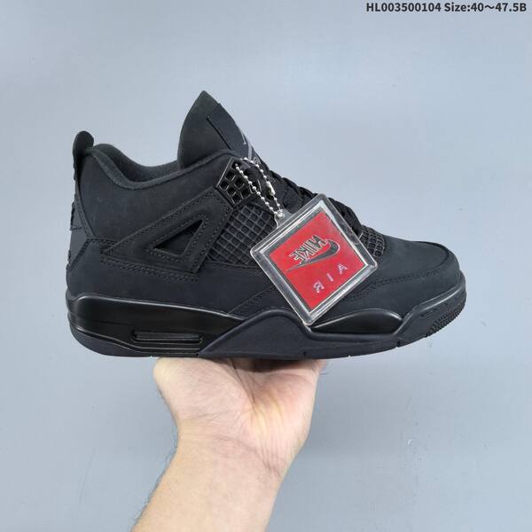 Jordan Air Jordan 4 Retro Black/Black 40~47.5 basketball