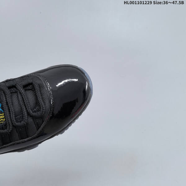 Jordan Air Jordan 11 Retro black/gray with gamma blue accents 36-47.5 basketball