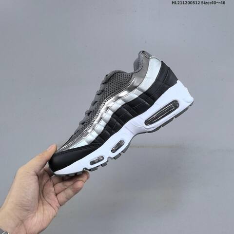Nike Air Max 95 Light Green Dark Green Silver White Black EU 40-46 Running Shoe - Men's (BS-60386)