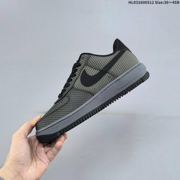 Nike Air Force 1 07 black grey yellow EU 36-45 sneaker