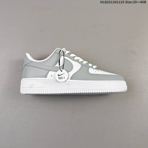 Nike Air Force 1 07 White Light Grey EU 35 45 Sneaker EU 35-45 - Unisex (BS-63072)