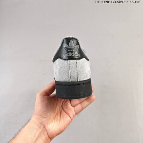 Adidas Superstar 2 Grey Black Cream White EU 35 5-45 Skate Shoe - Unisex (BS-65495)
