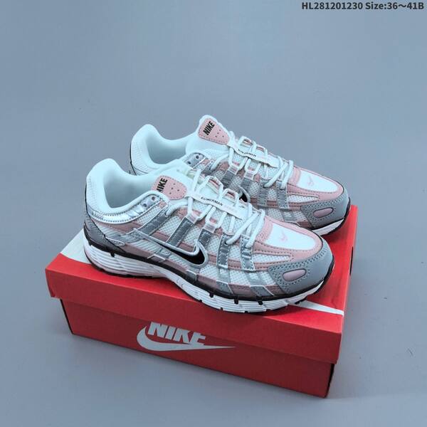 Nike P-6000 black silver white EU 39-45 running shoe