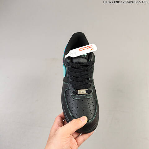 Nike Air Force 1 07 Black Blue EU 36-45 Sneaker - Unisex (BS-62988)