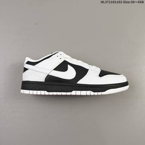 Nike SB Dunk Low White Black EU 36-45 Skate Shoe - Unisex (BS-63939)