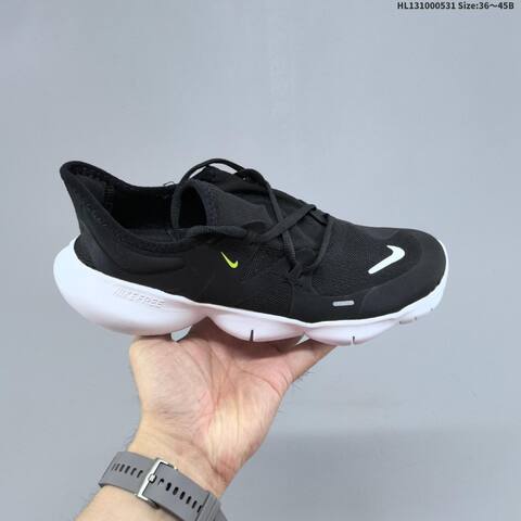 Nike Free RN 5 0 Black White Grey Orange EU 36-45 Running Shoe - Unisex (BS-60050)