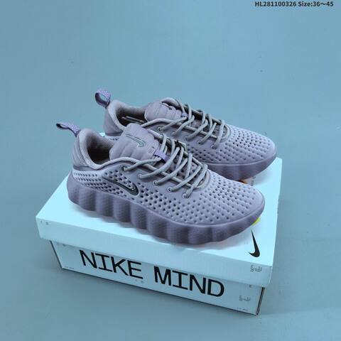 Nike Mind 002 Black Purple Metallic Silver EU 36-45 Running Shoe - Unisex (BS-61117)