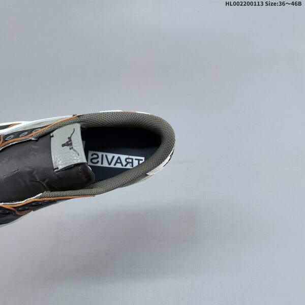 Nike Dunk Low grey/black/white with orange accents 36~46 casual