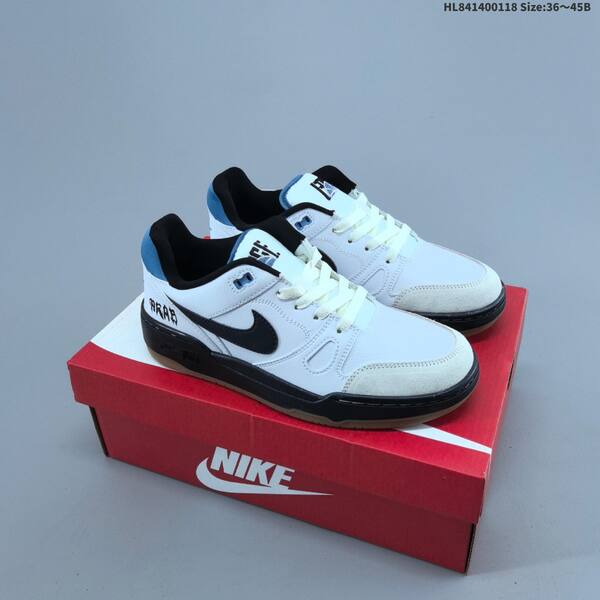Nike Full Force Lo white red black cream EU 36-45 skate shoe