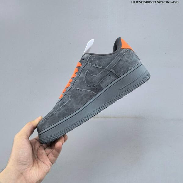 Nike Air Force 1 07 LV8 dark grey orange EU 36-45 sneaker