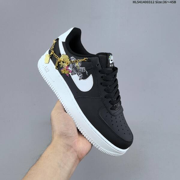 Nike Air Force 1 07 pink black white gold EU 36-45 sneaker
