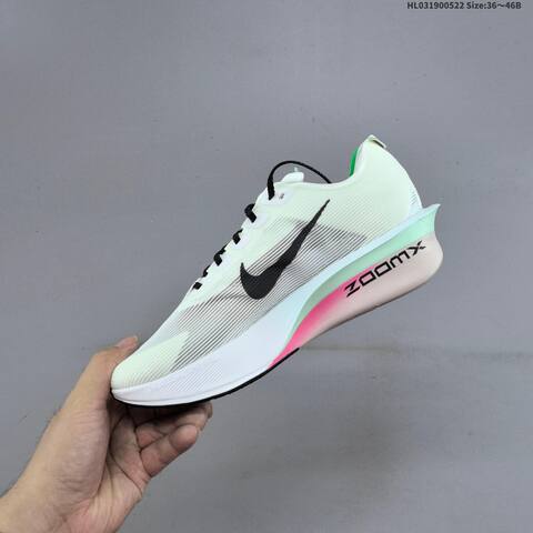 Nike ZoomX Vaporfly NEXT 4 Vaporweave White Black Pink Green EU 36-46 Running Shoe - Unisex (BS-60220)