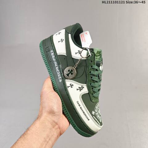 Nike Air Force 1 07 White Gum Brown Tan Black EU 36-45 Sneaker - Unisex (BS-63339)