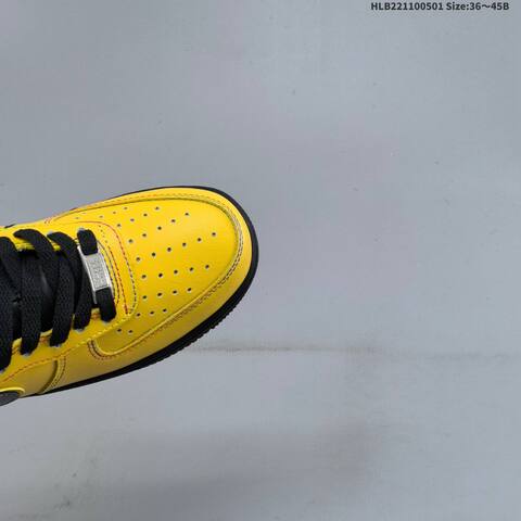 Nike Air Force 1 Low Yellow Black Multicolor EU 36-45 Sneaker - Unisex (BS-60544)