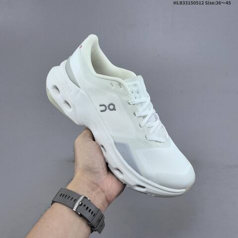 On Cloudpulse Next White Black Gray EU 36-45 Running Shoe Running Sneakers - Unisex (BS-69561)
