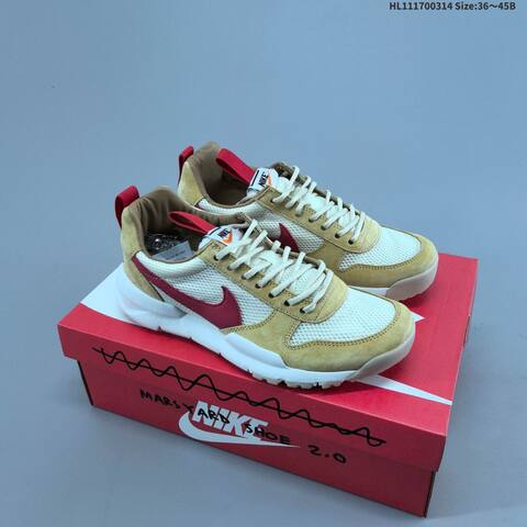 Nike Tom Sachs x Nike Craft Mars Yard 2 0 Beige Red White Tan EU 36-45 Sneaker - Unisex (BS-61323)