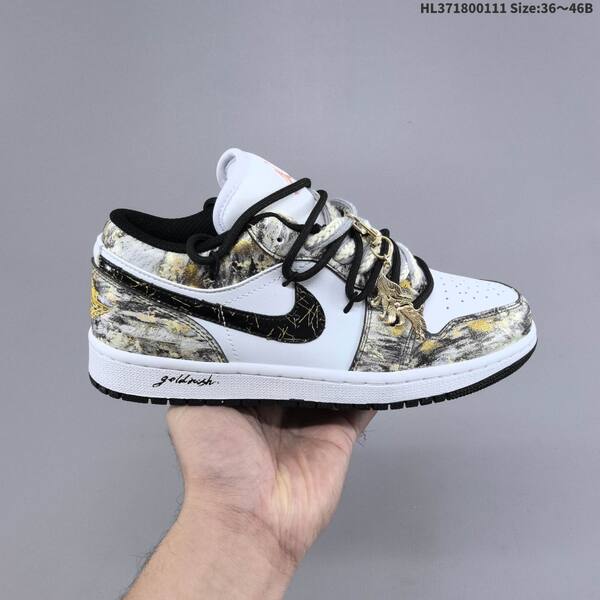 Jordan Air Jordan 1 Low white/light grey/iridescent silver EU 36-46 casual