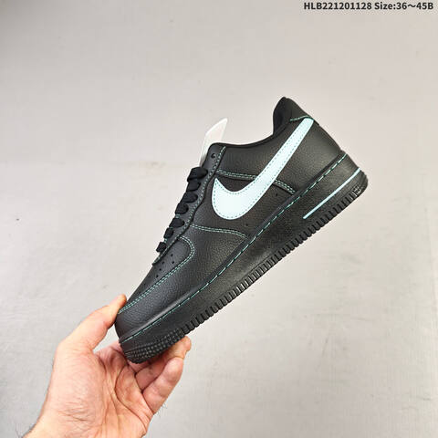 Nike Air Force 1 07 Black Blue EU 36-45 Sneaker - Unisex (BS-62988)