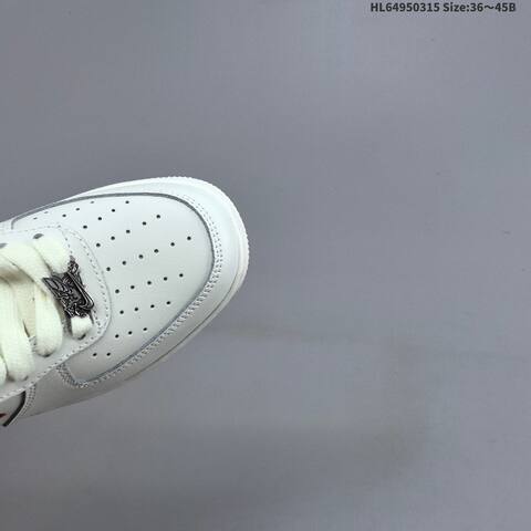Nike Air Force 1 07 CNY Off White White Red Multicolor EU 36-45 Sneaker - Unisex (BS-61291)