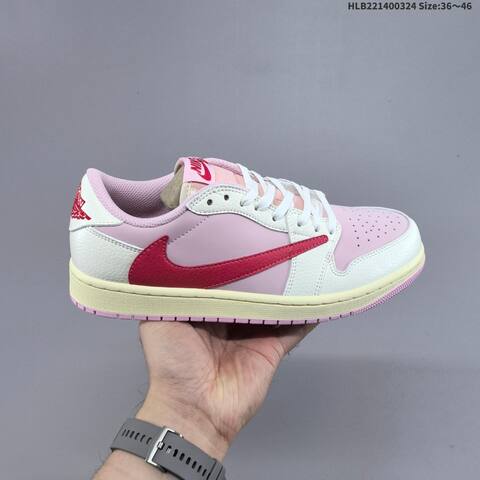 Nike Air Jordan 1 x Travis Scott AIR JORDAN IQ7604-100 35 5 36 36 5 37 Lifestyle - Women's (BS-66441)