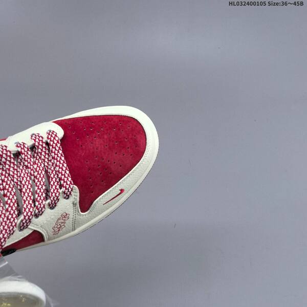 Nike Air Jordan 1 Low red/white/black 36~45B lifestyle