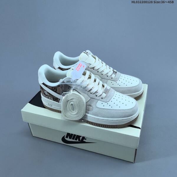 Nike Air Force 1 07 LV8 Light Gray Dark Gray Cream EU 36-45 sneaker