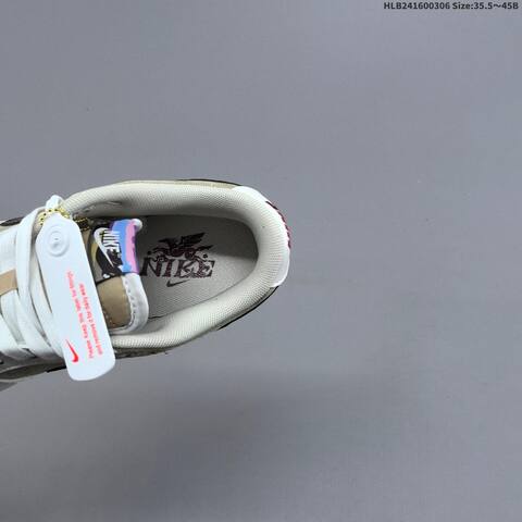 Nike SB Dunk Low Pegasus Pack CNY White Beige Olive Dark Brown Red EU 35 5-45 Skate Shoe - Unisex (BS-61463)