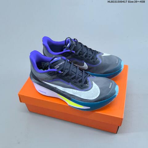 Nike Zoom Fly 6 Black Purple White Pink Blue EU 39-45 Running Shoe - Unisex (BS-60676)