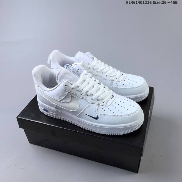 Nike Air Force 1 Low grey black white dark blue EU 36-46 sneaker