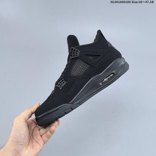 Jordan Air Jordan 4 Retro Black Cat / black 36~47.5 basketball
