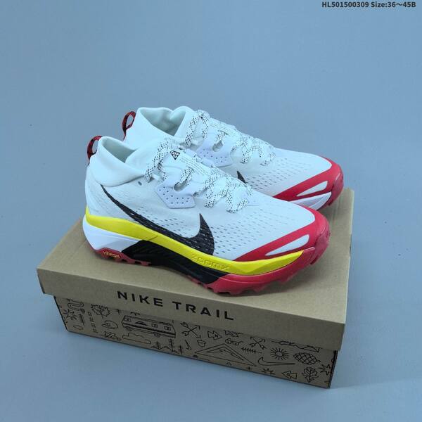 Nike ZoomX Zegama Trail Grey Blue Pink Black White EU 39-45 trail shoe
