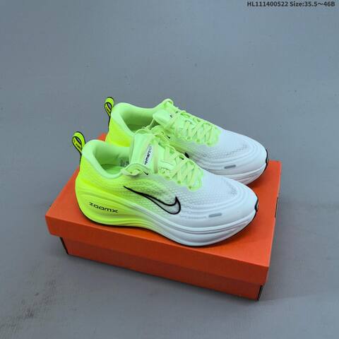 Nike Vomero Plus ReactX Air Zoom White Neon Yellow Black EU 35 5-46 Running Shoe - Unisex (BS-60217)