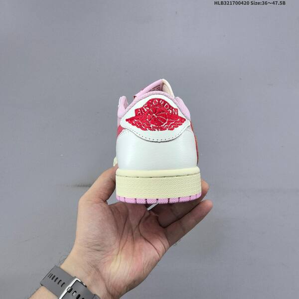 Jordan Air Jordan 1 Low x Travis Scott Pink/White/Red EU 36-47.5 casual