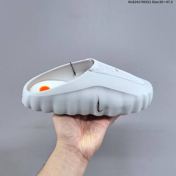 Nike Mind 001 black white silver orange EU 36-47 5 slides
