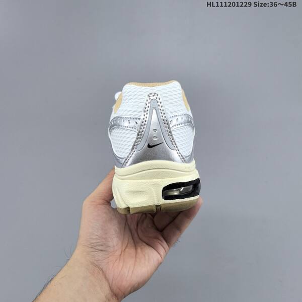 Nike Air Max Moto 2K white silver gold cream black EU 36-45 running shoe