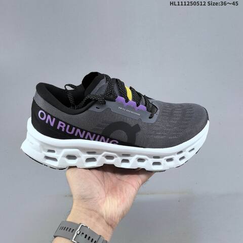 On Running Cloudmonster Black White EU 36-45 Running Shoe Running Sneakers - Unisex (BS-69560)