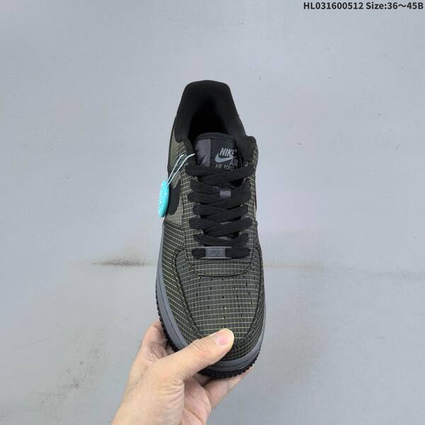 Nike Air Force 1 07 black grey yellow EU 36-45 sneaker